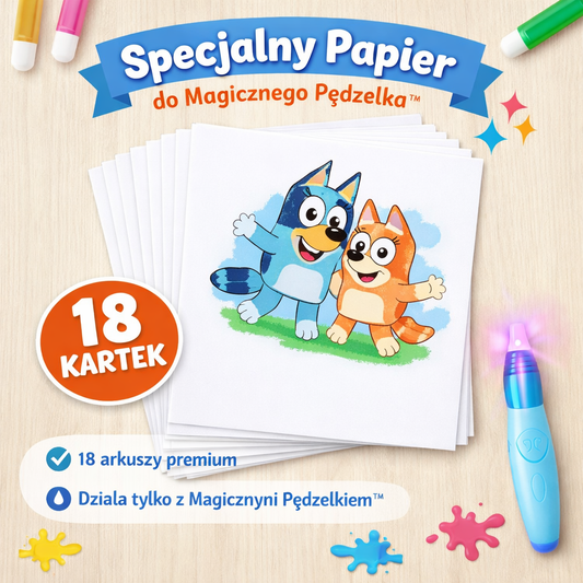Dodatkowe Kartki Specjalnego Papieru - 18szt